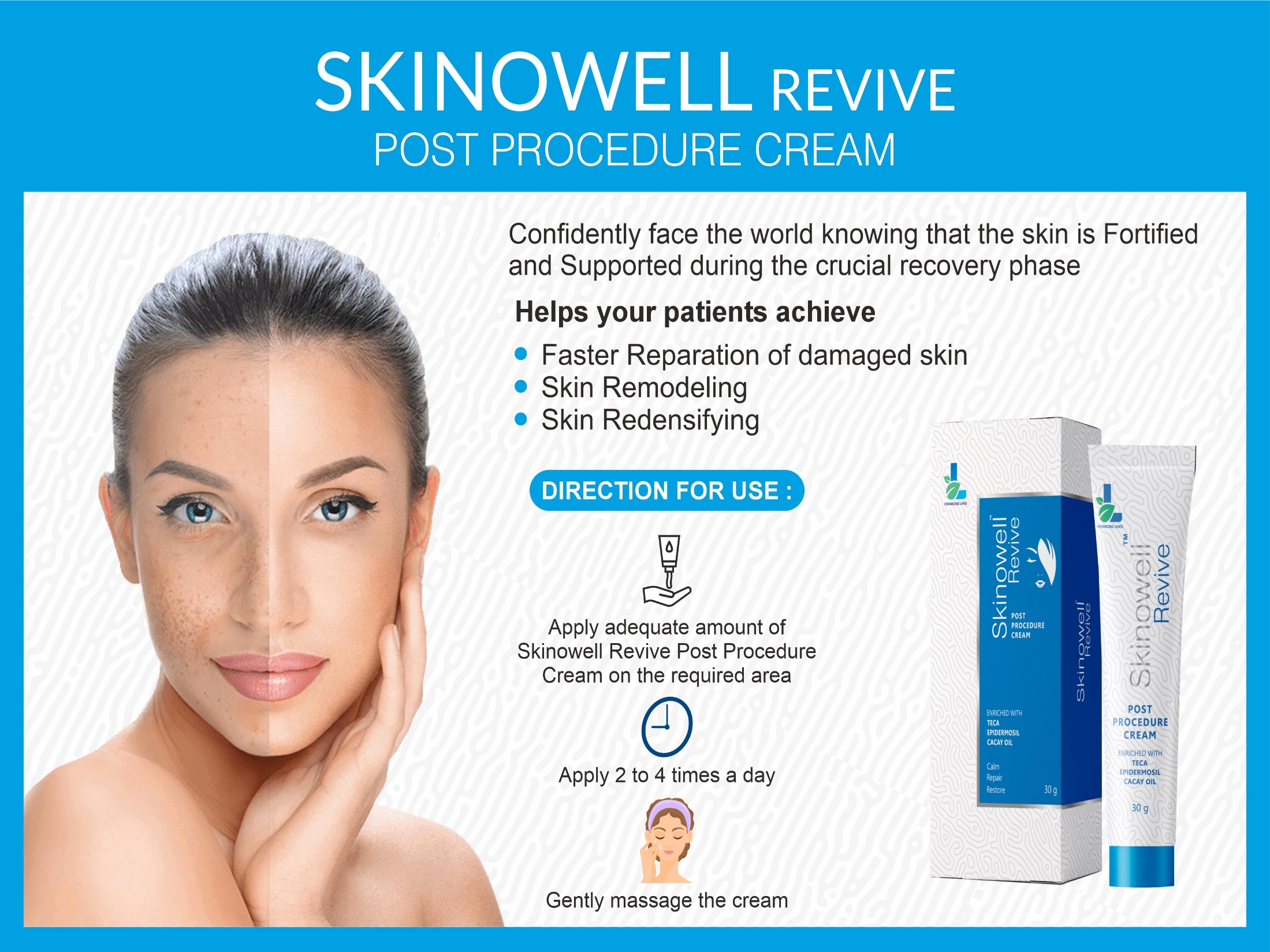 Skinowell Revive Post Procedure Cream